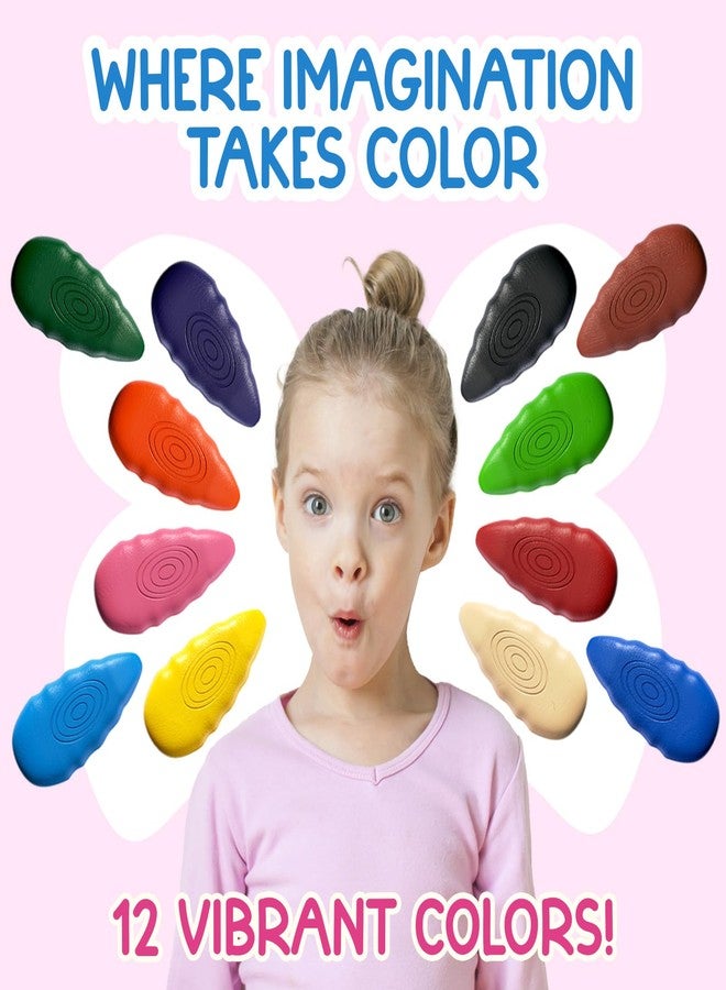 TinyGeeks 12 Water Drop Crayons - Non Toxic Crayons for Toddlers - Washable, Easy To Hold - For Toddlers, Kids Ages 3-8 - Ergonomic Shape - Image 5